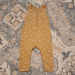 Q by Quincy Mae sun print sleeveless bodysuit romper